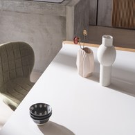 義大利HORM BOLERO奈米錐形腳可延伸餐桌 (白)