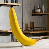 德國BULL＆STEIN 擬真新鮮香蕉戶外雕塑 (高80公分)