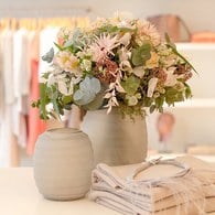 德國Guaxs玻璃花器BELLY系列(褐、高18公分)x高18公分