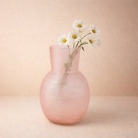 德國Guaxs玻璃花器 YEOLA系列 (玫瑰粉、高34公分)