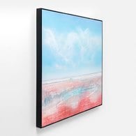 德國KARE 紅海光景藝術掛畫 (100x100公分)