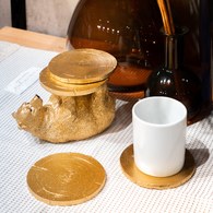 德國KARE 貪玩小熊杯墊組 (附4杯墊)