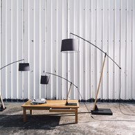 ARCHER 射手座 F Mega｜立燈 (黑/櫸木)