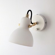 LAITO OPAL 玻光 W|壁燈 (霧白玻/流沙金)