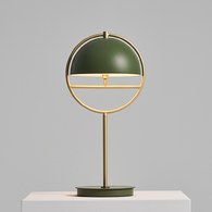HUAN 圜 D|桌燈 (橄欖綠/流沙金)