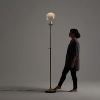 MIST LED 白露 F|立燈 (流沙金)