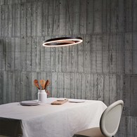 SOL L 日恆|吊燈 (霧黑/紅銅)