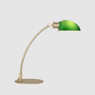 VULTURE 兀鷲|桌燈 (亮綠玻/流沙金)