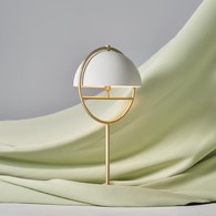 HUAN 圜 D｜桌燈 (霧白/流沙金)