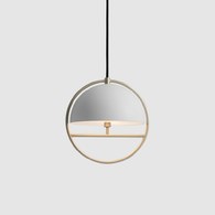 HUAN S 圜|吊燈 (霧白/流沙金)