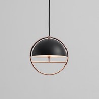 HUAN S 圜|吊燈 (霧黑/紅銅)