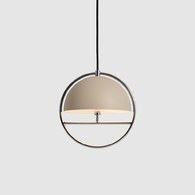 HUAN S 圜|吊燈 (燕麥奶/鉻)