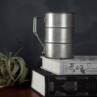 日本Aoyoshi 經典圓柱馬克杯 (霧銀、400毫升)