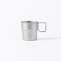 日本Aoyoshi 戶外露營堆疊馬克杯 (霧銀、300毫升)