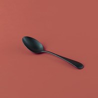 日本Aoyoshi 復古英倫湯匙 (黑、18.5公分)
