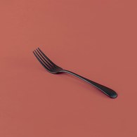 日本Aoyoshi 復古英倫餐叉 (黑、18.7公分)