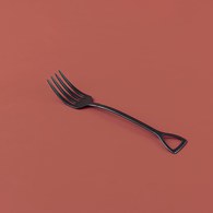 日本Aoyoshi 庭園農夫餐叉 (黑、18.5公分)