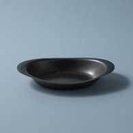 日本Aoyoshi 燭光之夜橢圓深盤 (黑、27.3公分)