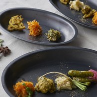 日本Aoyoshi 燭光之夜橢圓深盤 (黑、23.2公分)