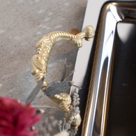 日本Aoyoshi 優雅午後方形托盤 (銀、36.5公分)