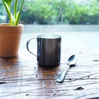 日本Aoyoshi 咖啡日常馬克杯 (黑、300毫升)