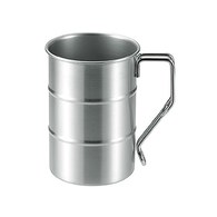 日本Aoyoshi 經典圓柱馬克杯 (銀、400毫升)