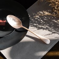 日本Aoyoshi 老英格蘭式湯匙 (玫瑰金、18.5公分)