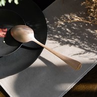 日本Aoyoshi 老英格蘭式湯匙 (玫瑰金、18.5公分)