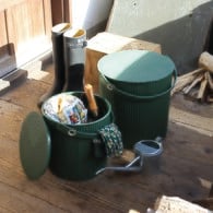 日本 八幡化成 花園工具筒椅凳