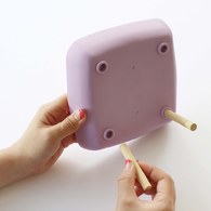 日本 八幡化成 馬賽克自由拼裝飾品盤 (黑色)