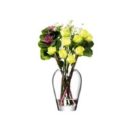 英國LSA 水滴弧底玻璃花器 (清透、高25公分)