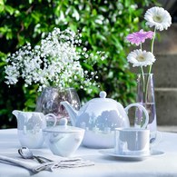 英國LSA 貝殼絢彩水滴弧底花器