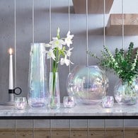 英國LSA 貝殼絢彩水滴弧底花器