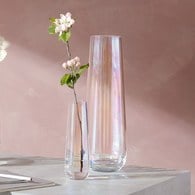 英國LSA 貝殼絢彩水滴弧底花器