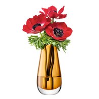 英國LSA 艷彩透底玻璃花器 (橘)