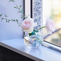 英國LSA 貝殼絢彩球形花瓶 (高11公分)