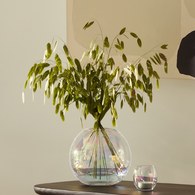 英國LSA 貝殼絢彩球形花瓶 (高11公分)