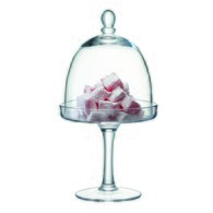 英國LSA 全玻形輪廓拱形蛋糕架 (直徑14公分)