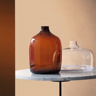 英國LSA 意境・泥炭棕塑口花器 (高27公分)