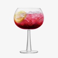 英國LSA琴酒派對球型高腳杯2入組 (透明、690毫升)