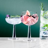 英國LSA琴酒派對球型高腳杯2入組 (透明、690毫升)