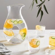 英國LSA 手工熔口玻璃自然形水壺 (2.25公升)