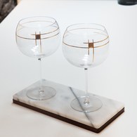 英國LSA 金樽球型酒杯4入組(680毫升)-CT14