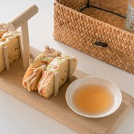 英國LSA Dine白瓷橡木土司架-DI59