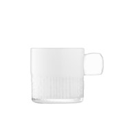 英國LSA 把手系列玻璃燭台 (霧白)-HN03