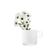 英國LSA 把手系列玻璃燭台 (霧白)-HN03