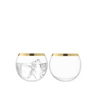 英國LSA 鑲金邊水杯2入組 (330毫升)-LC01