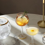 英國LSA 鑲金邊酒杯2入組 (300毫升)-LC02