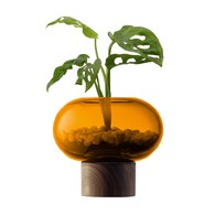 英國LSA 歐式禪風花器 (琥珀、高13.5公分)