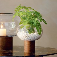 英國LSA 歐式禪風花器 (透明、高21.5公分)